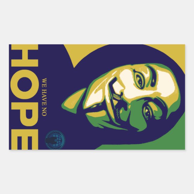 Anonymous Brasilien Rechteckiger Aufkleber (Vorderseite)