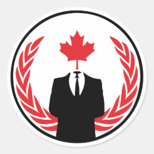 Anonymous Canada Sticker