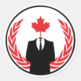 Anonymous Canada Sticker