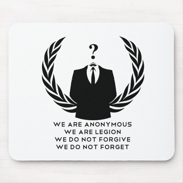 Anonymous Mousepad (Vorne)