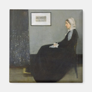 Anordnung in grauem und schwarzem No.1 Magnet