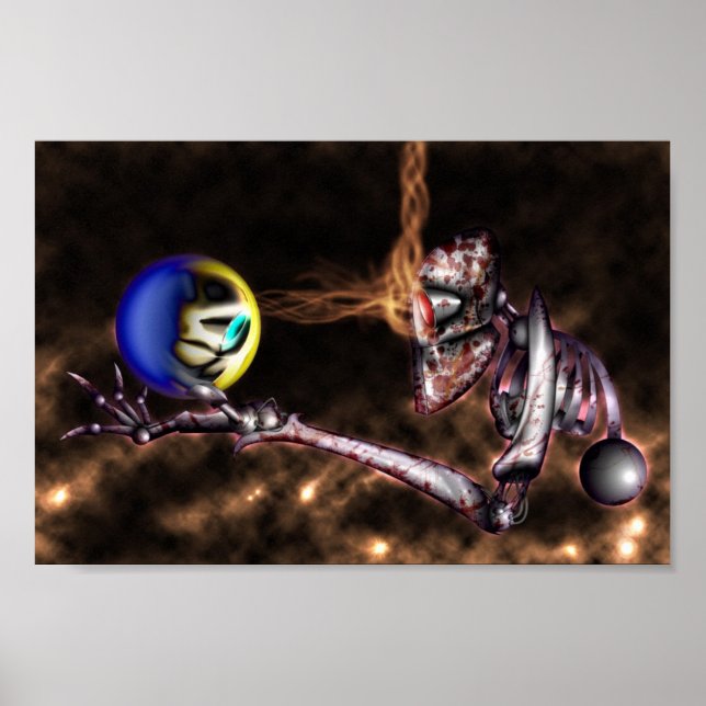 anorganisches Nachdenken Poster (Vorne)