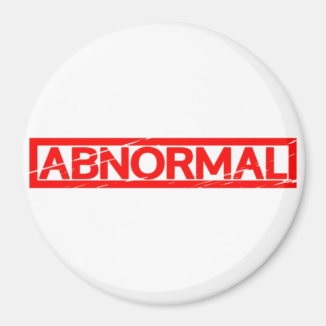Anormale Briefmarke Magnet (Vorne)