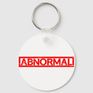 Anormale Briefmarke Schlüsselanhänger