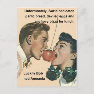 Anosmie - manchmal ist es eine gute Sache Postkarte