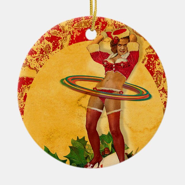 Another Christmas Pin-Up Keramik Ornament (Vorne)