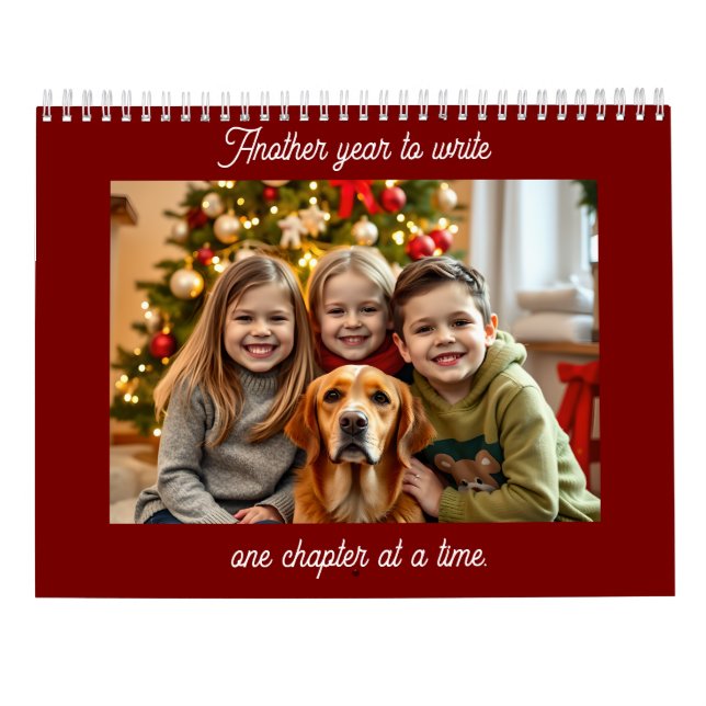 Another Year to Write One Chapter at a Time  Kalender (Rückseite)