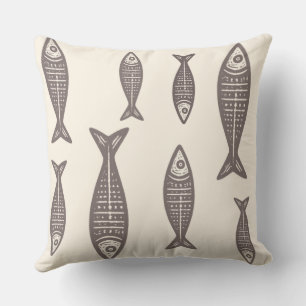 Anouke Coastal Fish / Driftwood Taupe Kissen