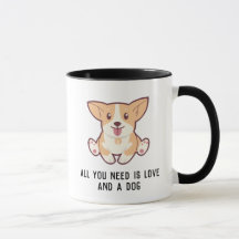 Anpassbar Alles, was du brauchst, ist ein Hund - B