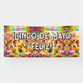Anpassbar ¡Cinco de Mayo Fleliz! Banner