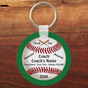 Anpassbar, Danke, Geschenk für Baseball Coach, Schlüsselanhänger