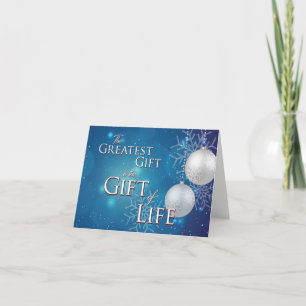 Anpassbar Das größte Geschenk ist das Geschenk des Feiertagskarte