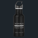 Anpassbar Der größte Athletiktrainer der Welt Edelstahlflasche<br><div class="desc">Dieses einfache und kühn gestaltete Design für Ihren Lieblingstrainer von Athletic finde ich toll</div>