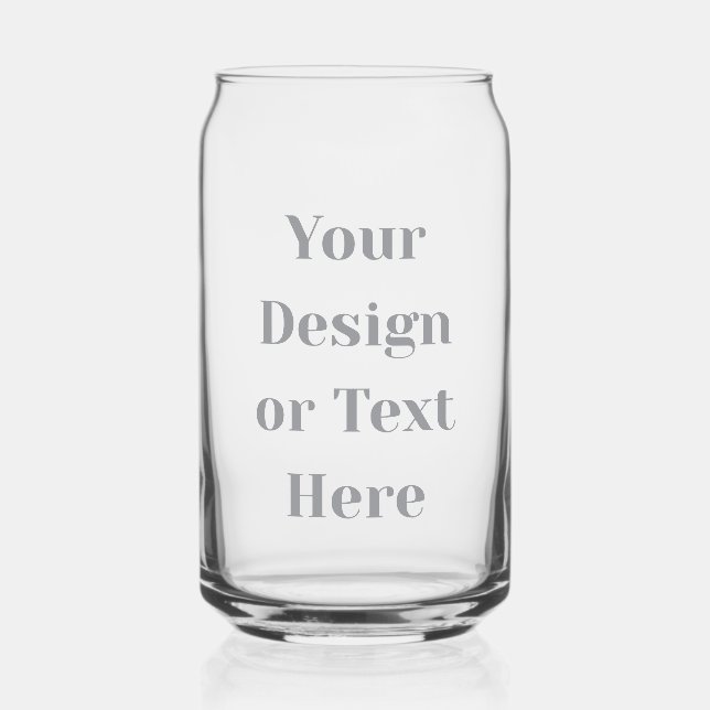 Anpassbar Ihr Design oder Text hier Personalisiert Dosenglas (Rückseite)