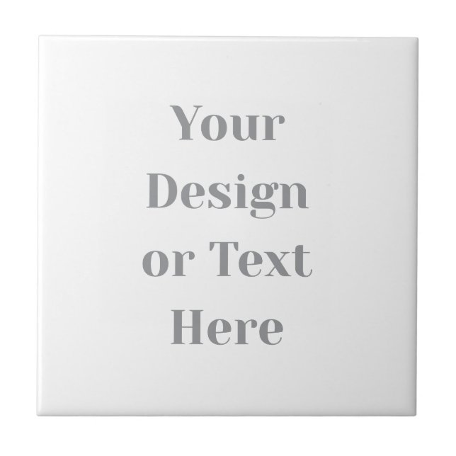 Anpassbar Ihr Design oder Text hier Personalisiert Fliese (Vorderseite)