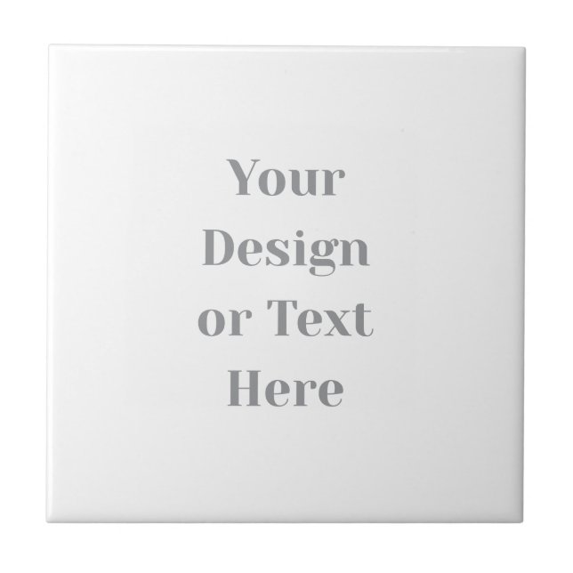 Anpassbar Ihr Design oder Text hier Personalisiert Fliese (Vorderseite)