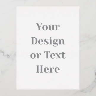 Anpassbar Ihr Design oder Text hier Personalisiert Folien Feiertagspostkarte