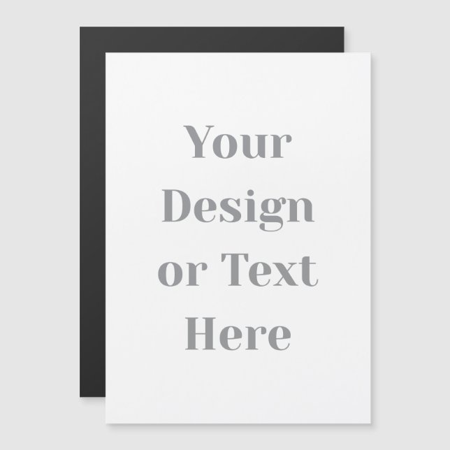 Anpassbar Ihr Design oder Text Hier Personalisiert Magnetkarte (Vorne/Hinten)