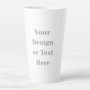 Anpassbar Ihr Design oder Text Hier Personalisiert Milchtasse