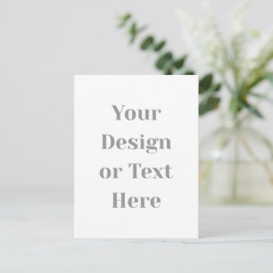 Anpassbar Ihr Design oder Text Hier Personalisiert Postkarte