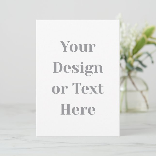 Anpassbar Ihr Design oder Text Hier Personalisiert Save The Date (Stehend Vorderseite)