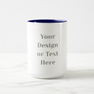 Anpassbar Ihr Design oder Text hier Personalisiert Tasse