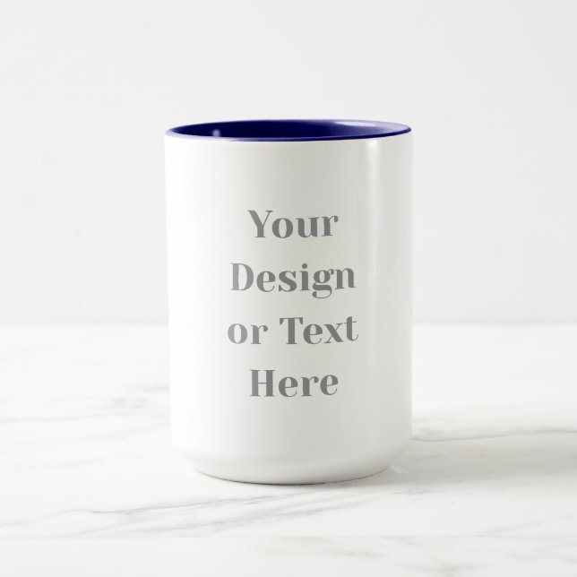 Anpassbar Ihr Design oder Text hier Personalisiert Tasse (Zentrum)