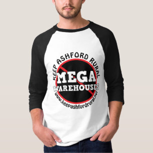 Anpassbar Keep Ashford Ländlich Sagt Nein zu Mega  T-Shirt
