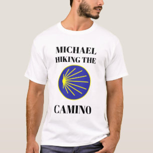 Anpassbar "Michael Hiking the Camino" T-Shirt