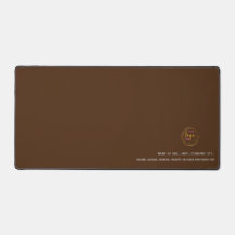 Anpassbar mit braunen Unternehmensdaten