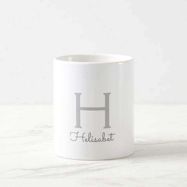 Anpassbar - Name monogram Family - Kaffeetasse (Mittel)