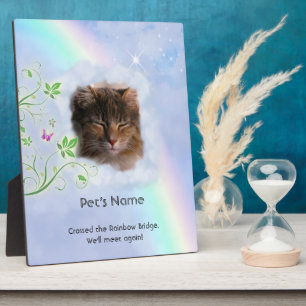 (Anpassbar) Regenbogenbrücke Fotoplatte