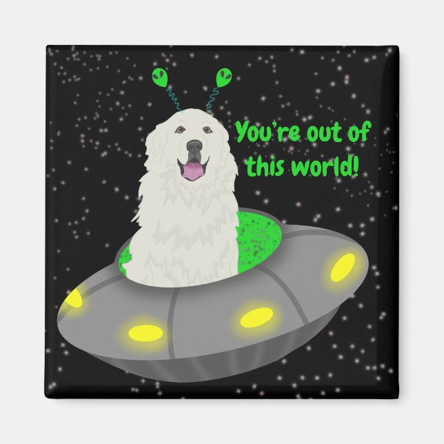 Anpassbar Sie sind aus dieser Welt! Magnet (Vorne)