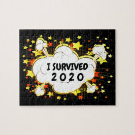 Anpassbar überlebte ich 20xx Explosion bunt Puzzle