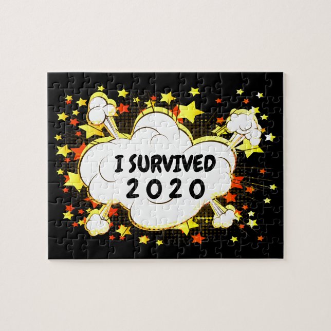 Anpassbar überlebte ich 20xx Explosion bunt Puzzle (Horizontal)