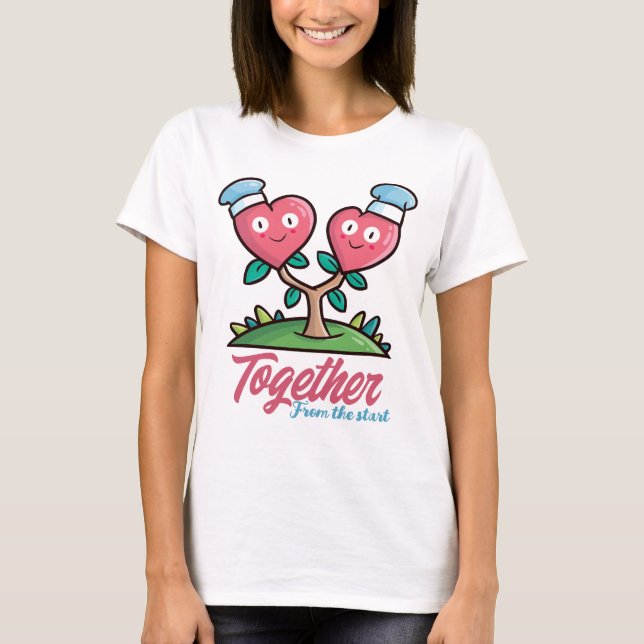 Anpassbar von Anfang an T-Shirt (Vorderseite)
