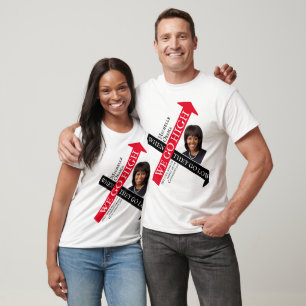 Anpassbar, wenn sie gehen LOW Michelle Obama T-Shirt