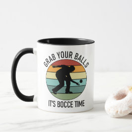 Anpassbare 2-seitige (Name) Bocce Ball-Tasse Tasse