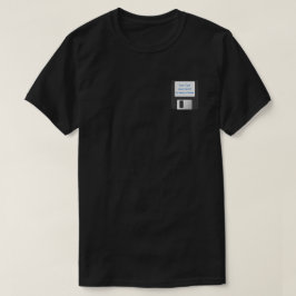 Anpassbare 3,5"-Diskette T-Shirt