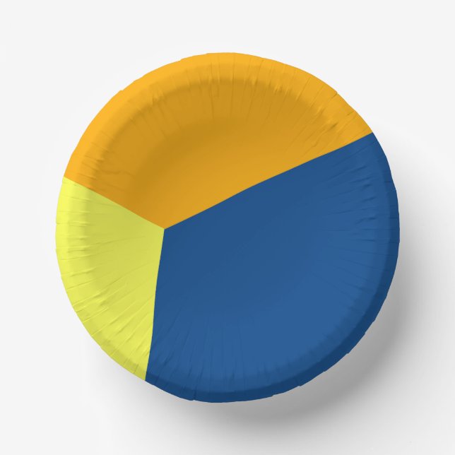 Anpassbare 7-Zoll-Papierbox für Ereignisse Pappteller (Vorderseite)