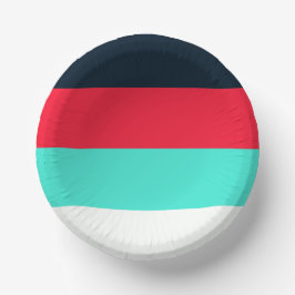 Anpassbare 7-Zoll-Papierbox für Ereignisse Pappteller