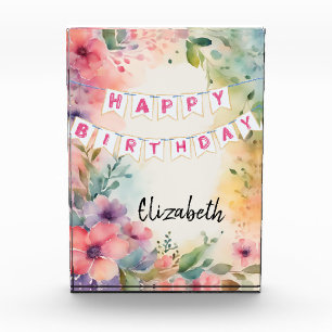 Anpassbare Alles Gute zum Geburtstag Fotoblock