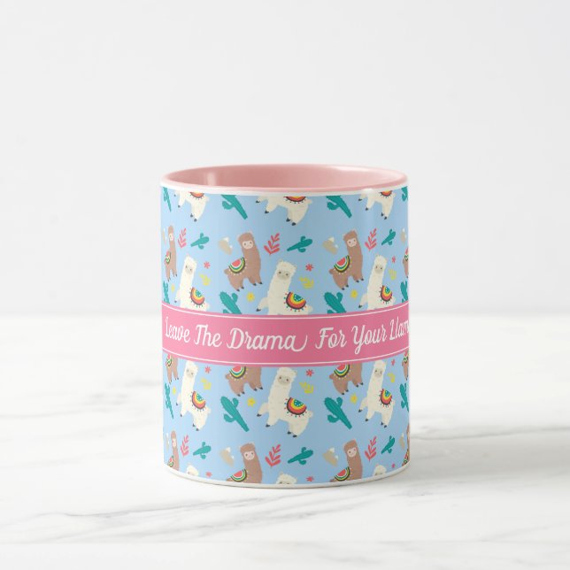 Anpassbare Alpaka/Llama Tasse (Zentrum)