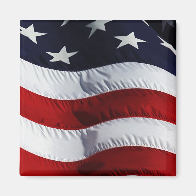 Anpassbare amerikanische Flagge Magnet (Vorne)