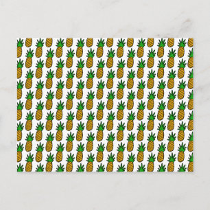 Anpassbare Ananas Postkarte