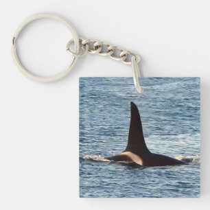 Anpassbare Aquarius Orca West Coast Gemeinschaft Schlüsselanhänger