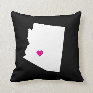 Anpassbare Arizona Staat Liebe Reversible Pillow Kissen