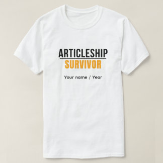 Anpassbare Artikelschreiber-Überlebender CA-Studen T-Shirt