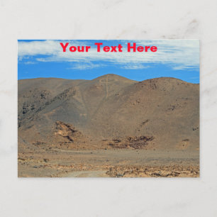 Anpassbare Atacama-Geoglyphen-Postkarte Postkarte