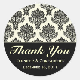 Anpassbare Aufkleber für Elfenbein und schwarze Da